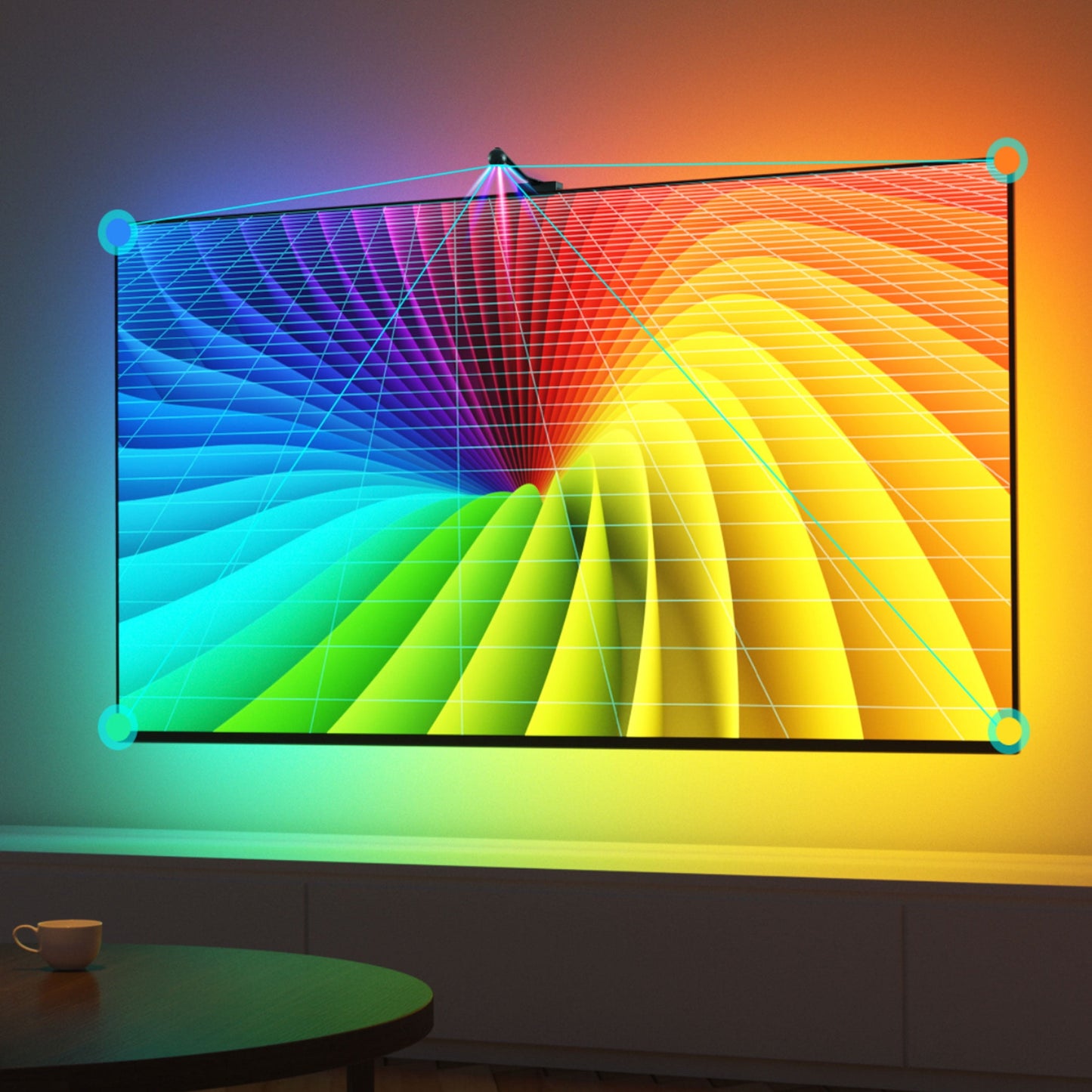 Govee - Netflix Dreamview T3S Smart TV Backlight (11.8Ft) for 55-65 Inch Tvs, Voice Control, Smart Camera - Serious Techies