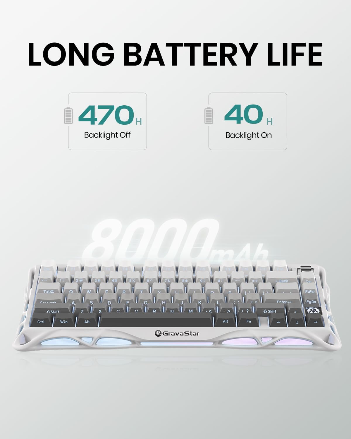 GravaStar - Mercury K1 75% Wireless Mechanical Gaming Keyboard, Aluminum Alloy Exoskeleton Design, Gasket Custom Keyboard Hot-Swap Socket, Linear Switches, RGB Backlit - Serious Techies