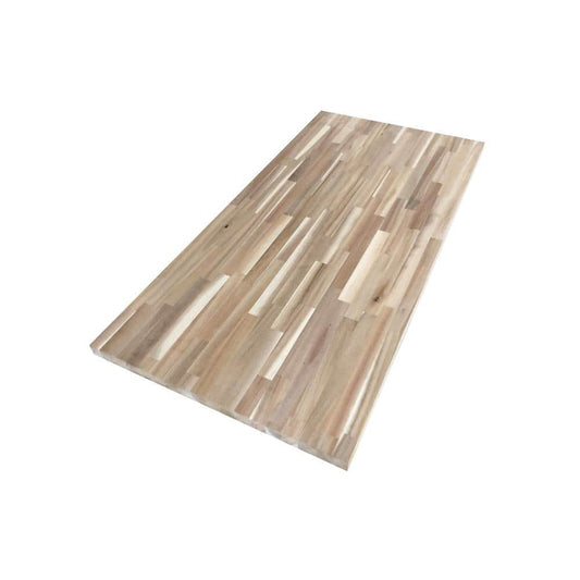 Hampton Bay - 4 Ft. L X 25 In. D Unfinished Acacia Butcher Block Countertop with Standard Edge - Serious Techies