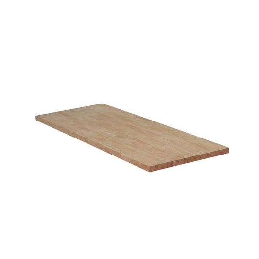 Hampton Bay - 4 Ft. L X 25 In. D Unfinished Hevea Solid Wood Butcher Block Countertop with Standard Edge - Serious Techies