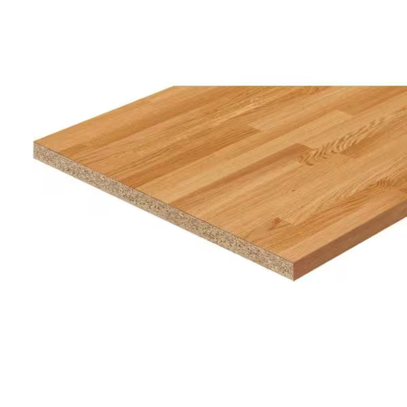 Hampton Bay - 6 Ft. L X 39 In. D Finished Engineered Oak Butcher Block Countertop Island with Standard Edge - Serious Techies