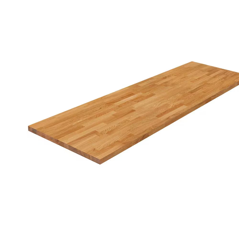 Hampton Bay - 6 Ft. L X 39 In. D Finished Engineered Oak Butcher Block Countertop Island with Standard Edge - Serious Techies