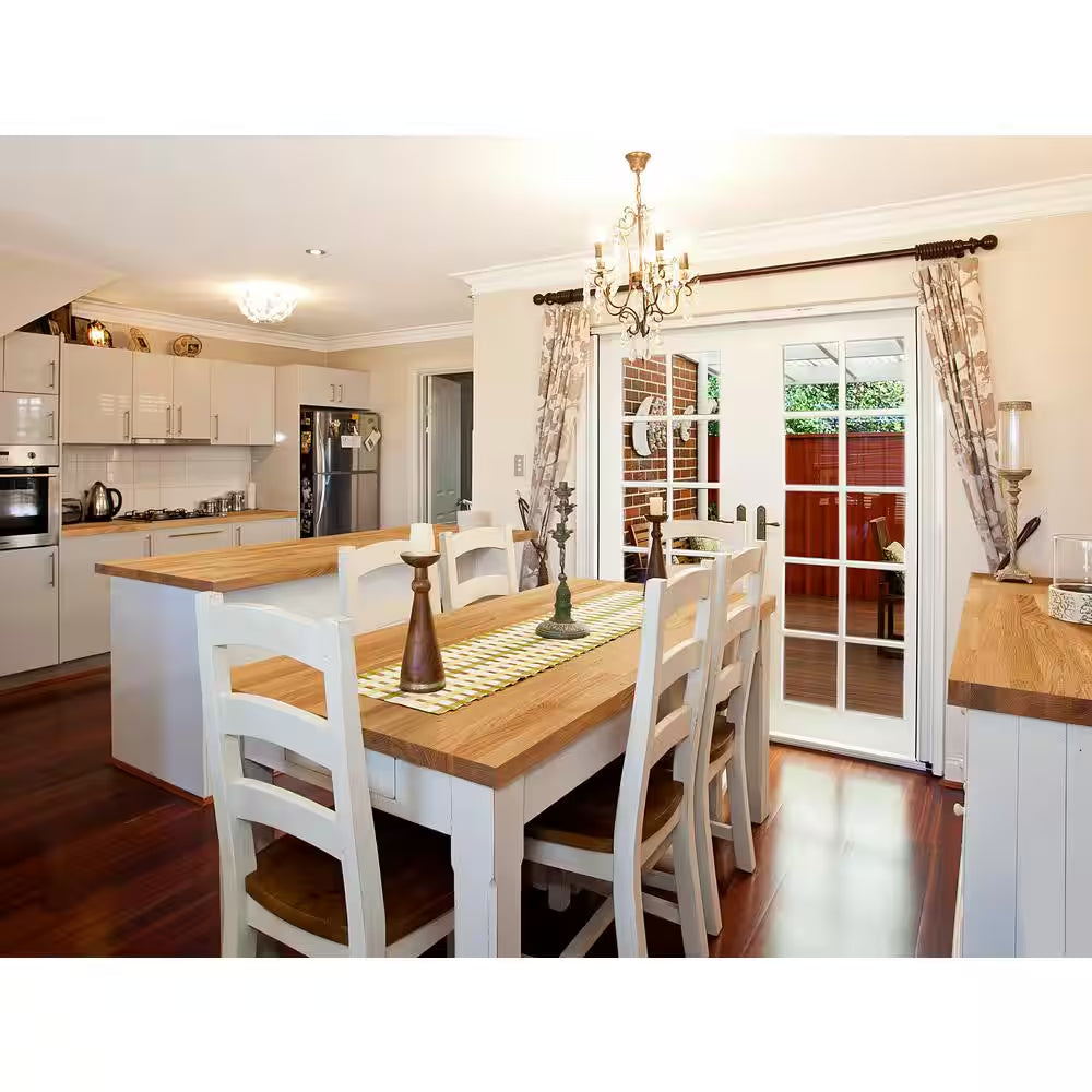 Hampton Bay - 6 Ft. L X 39 In. D Finished Engineered Oak Butcher Block Countertop Island with Standard Edge - Serious Techies