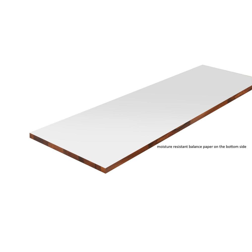 Hampton Bay - 6 Ft. L X 39 In. D Finished Engineered Walnut Butcher Block Countertop Island with Standard Edge - Serious Techies