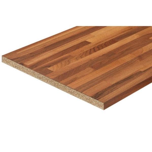 Hampton Bay - 6 Ft. L X 39 In. D Finished Engineered Walnut Butcher Block Countertop Island with Standard Edge - Serious Techies