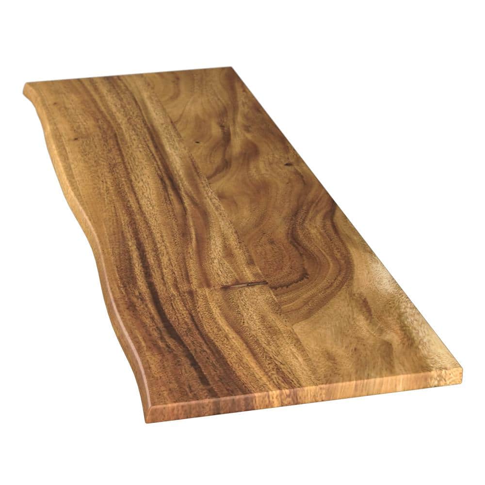 Hampton Bay - 8 Ft. L X 25 In. D Unfinished Birch Solid Wood Butcher Block Countertop with Square Edge - Serious Techies