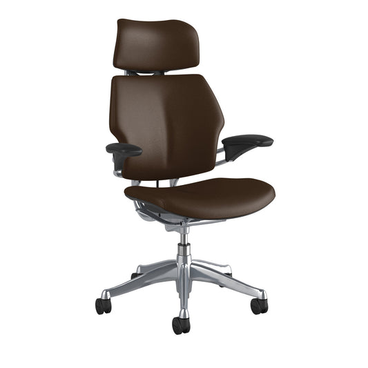 Humanscale - Freedom Headrest Task Chair Genuine Leather - Serious Techies
