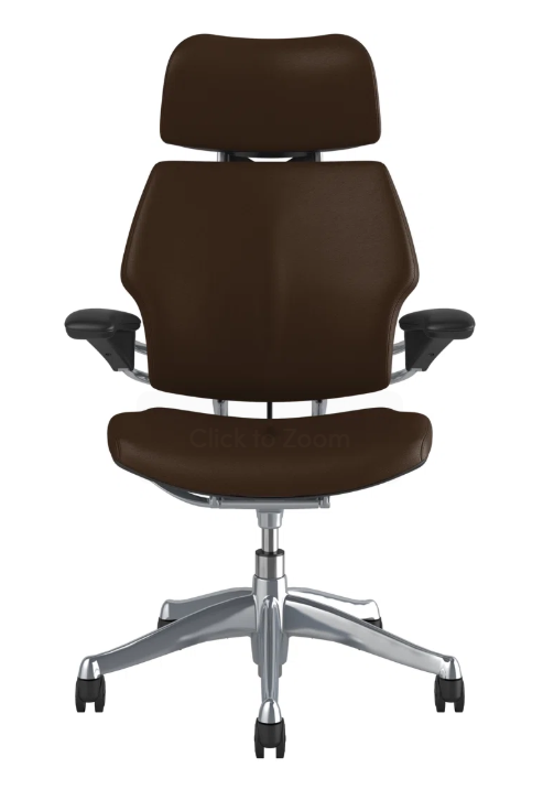 Humanscale - Freedom Headrest Task Chair Genuine Leather - Serious Techies