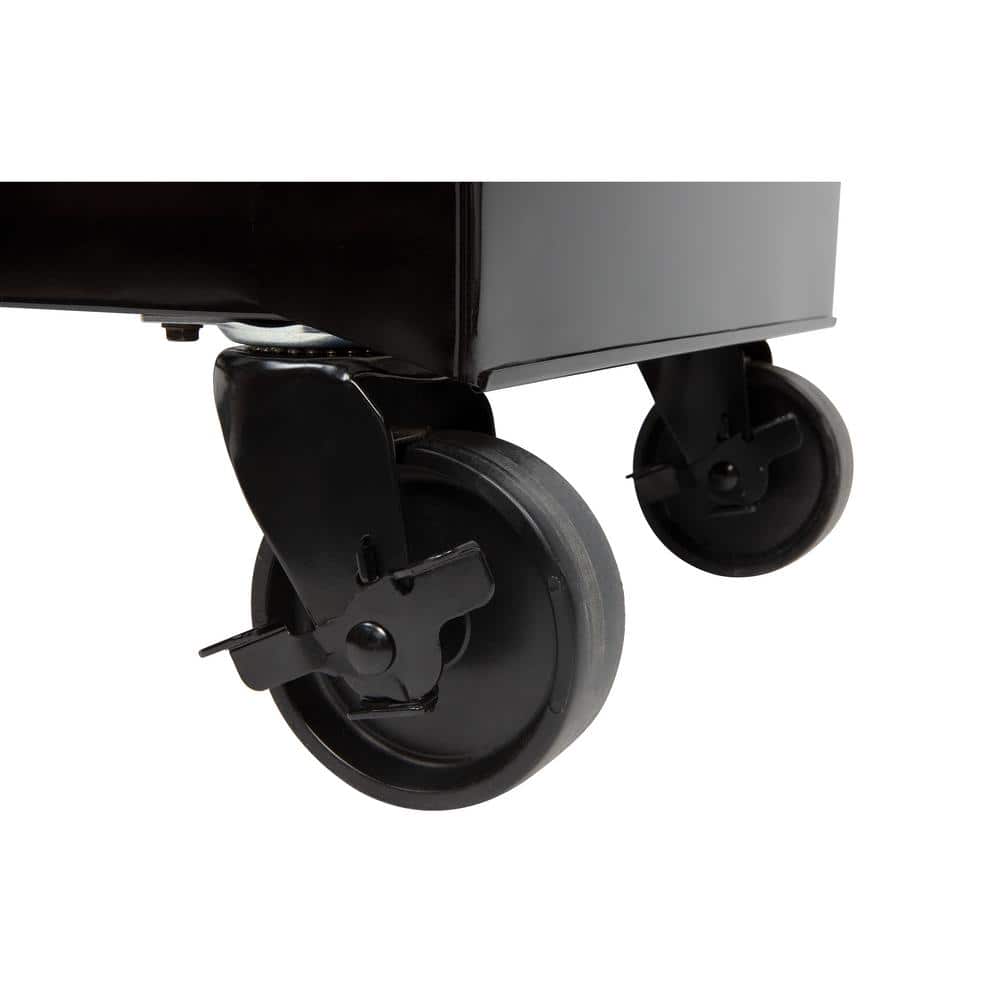 Husky - 26.5 In. W X 18 In. D Standard Duty 4-Drawer Rolling Tool Cabinet in Gloss Black - Serious Techies