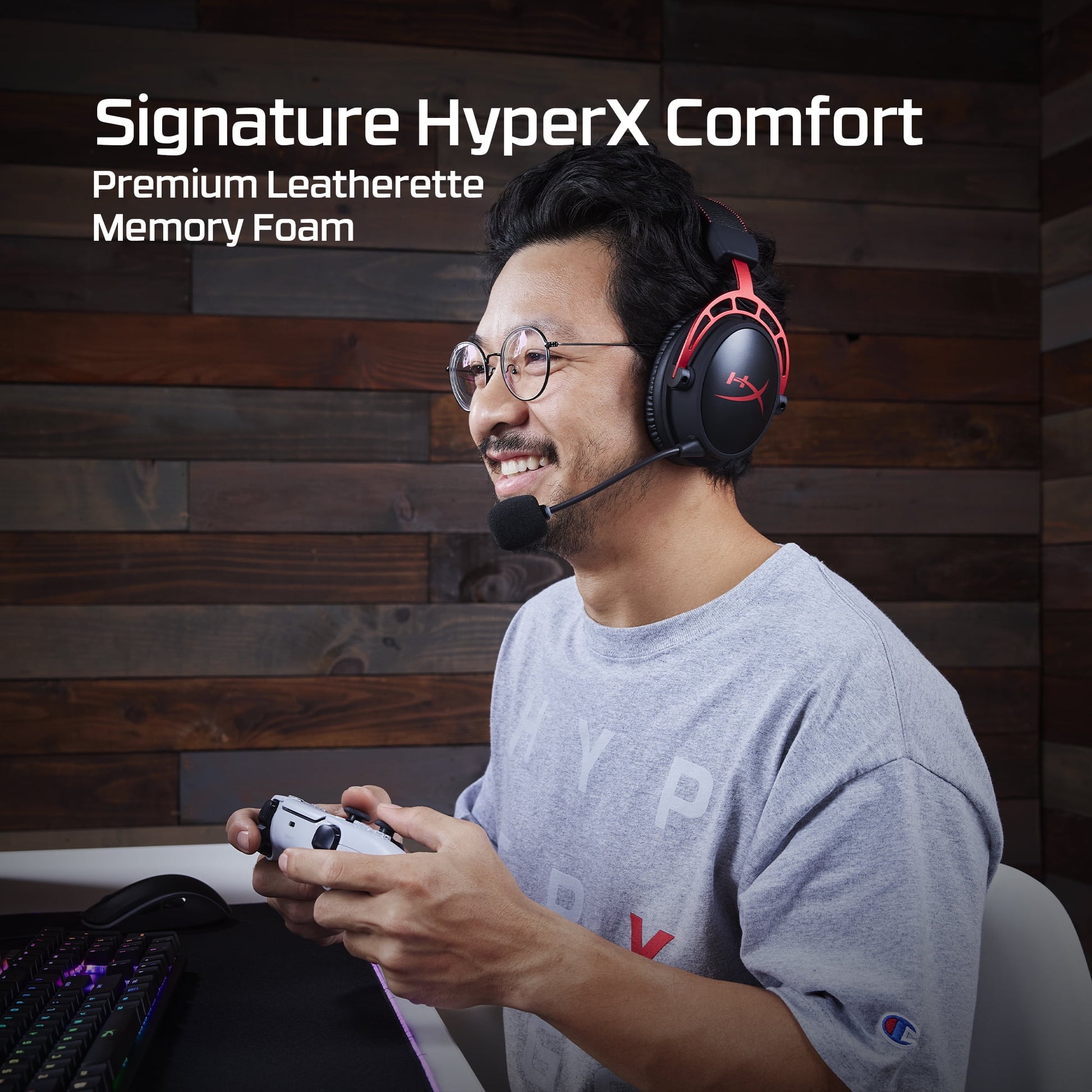HyperX - Cloud Alpha Wireless Over-Ear Gaming Headset, Red - Serious Techies