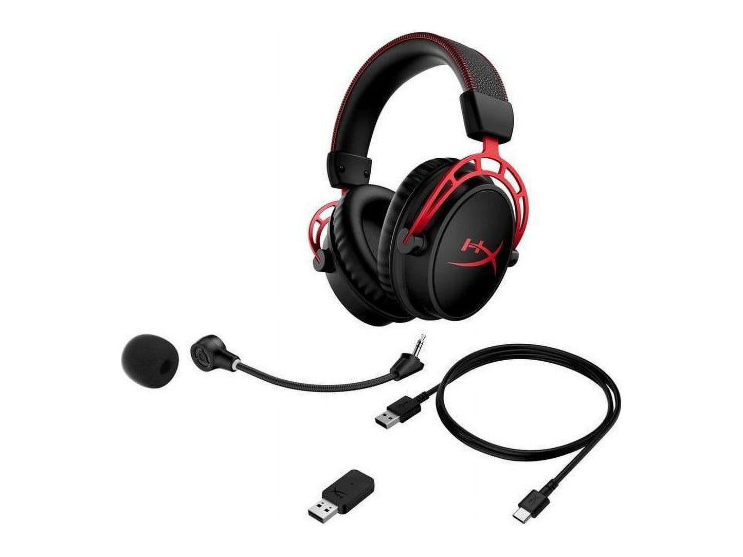 HyperX - Cloud Alpha Wireless Over-Ear Gaming Headset, Red - Serious Techies