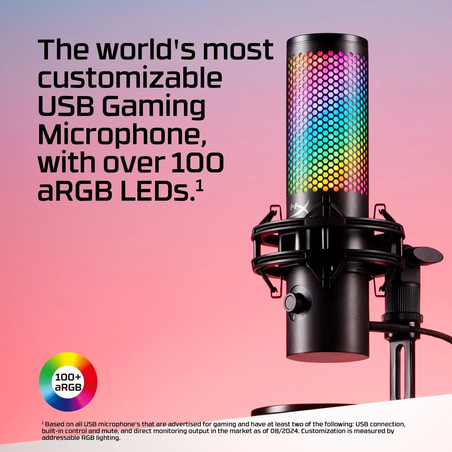 HyperX - QuadCast 2 S - RGB USB Microphone - Serious Techies