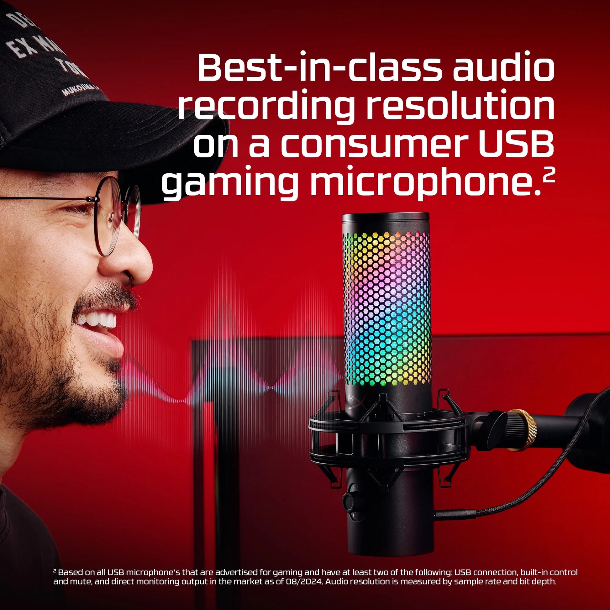 HyperX - QuadCast 2 S - RGB USB Microphone - Serious Techies