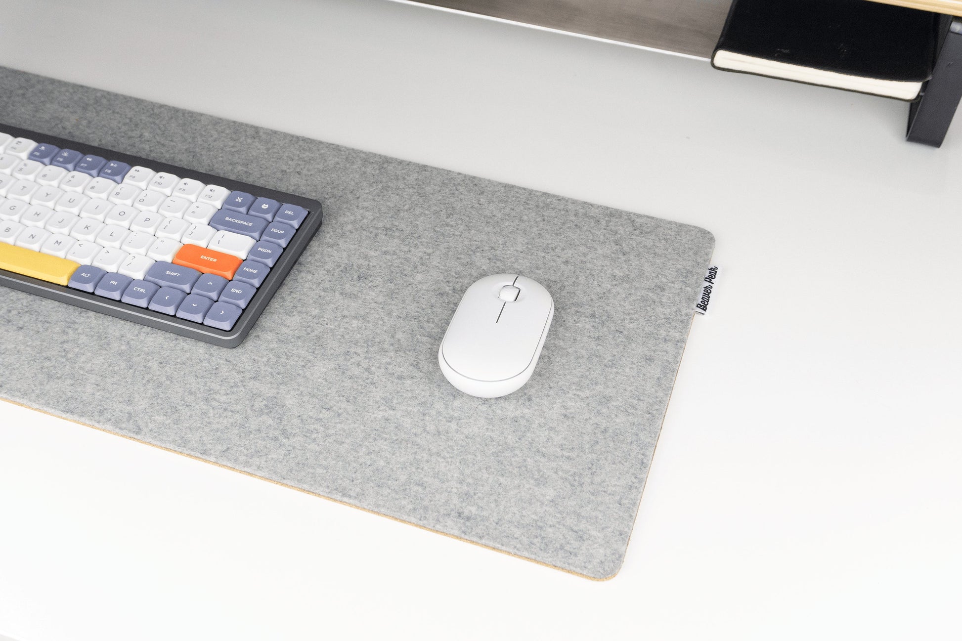 BeaverPeak - Felt and Cork Desk Mat, Wool and Cork Desk Mat, Anti-Microbial Wool Desk Pad, anti Slip Cork Layer, Merino Wool Laptop Mat, Made in Canada - Serious Techies