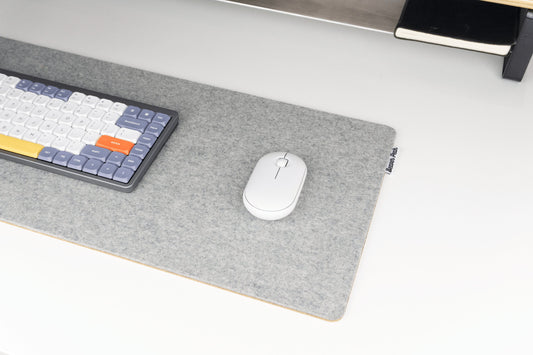 BeaverPeak - Felt and Cork Desk Mat, Wool and Cork Desk Mat, Anti-Microbial Wool Desk Pad, anti Slip Cork Layer, Merino Wool Laptop Mat, Made in Canada - Serious Techies