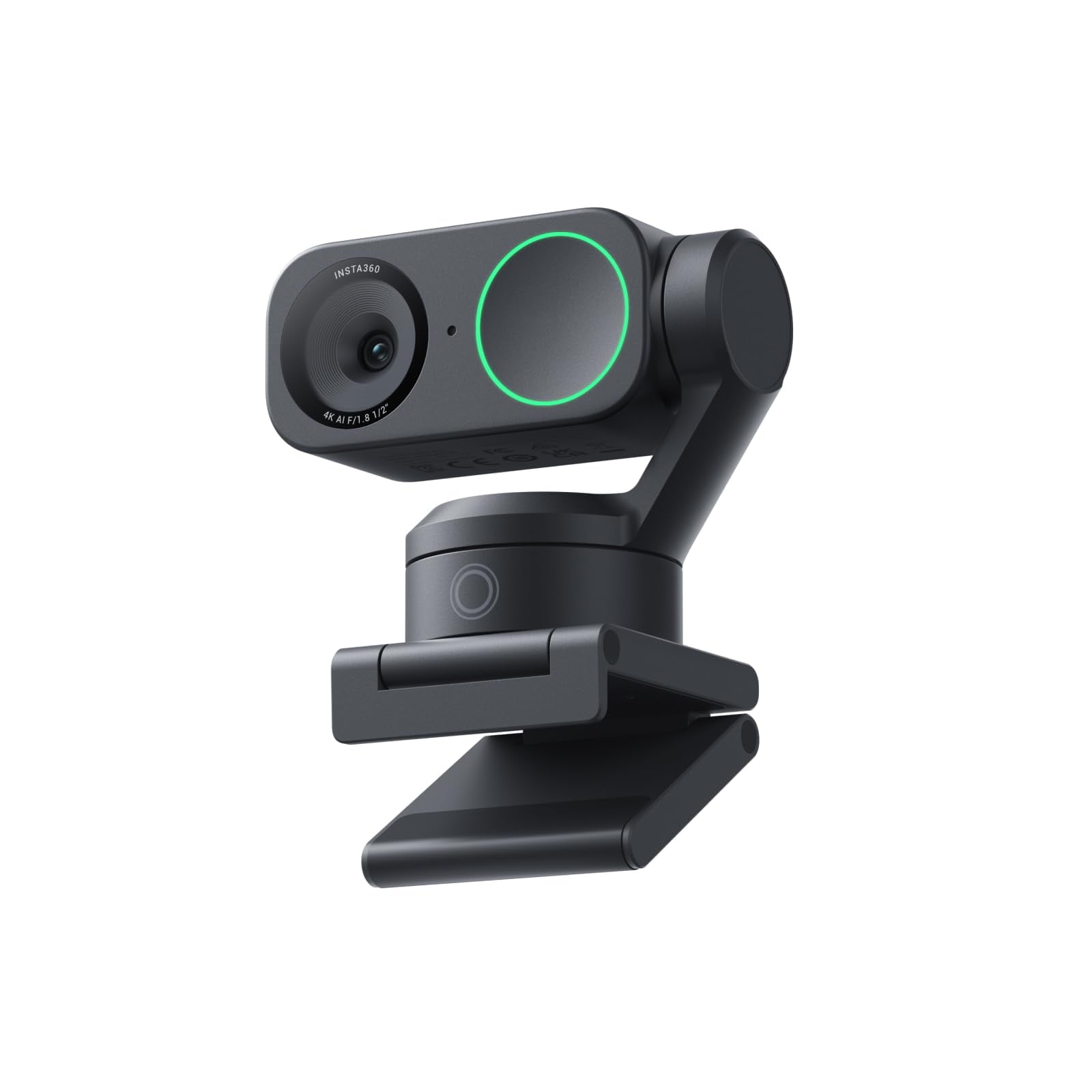 Insta360 - Link 2 - PTZ 4K Webcam for Pc/Mac, 1/2" Sensor, AI Tracking, HDR, AI Noise-Canceling Mic, Gesture Control for Streaming, Video Calls, Gaming, Works with Zoom, Teams, Twitch & More - Serious Techies