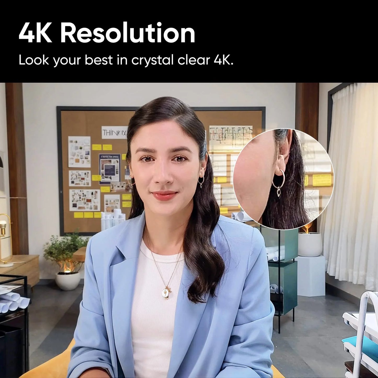 insta360 - Link - PTZ 4K Webcam with 1/2" Sensor, AI Tracking, Gesture Control, HDR, Noise-Canceling Microphones, Specialized Modes, Webcam for Laptop, Video Camera for Video Calls, Live Streaming - Serious Techies