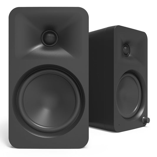 Kanto - ORA4 Powered Bluetooth Desktop Speakers - Pair (Matte Black) - Serious Techies