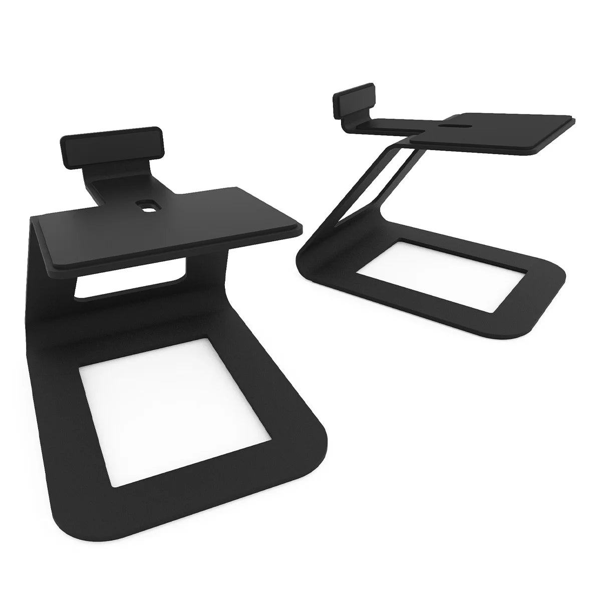 Kanto - SE6 Elevated Desktop Speaker Stands for Large Speakers - Pair (Black) - Serious Techies