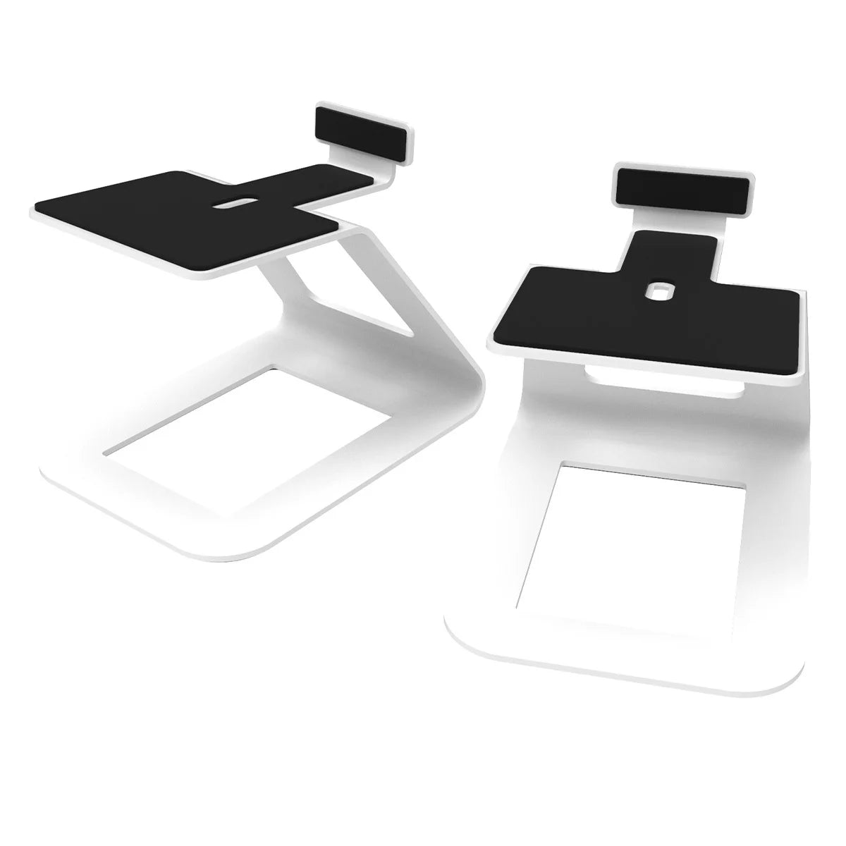 Kanto - SE6 Elevated Desktop Speaker Stands for Large Speakers - Pair (Black) - Serious Techies