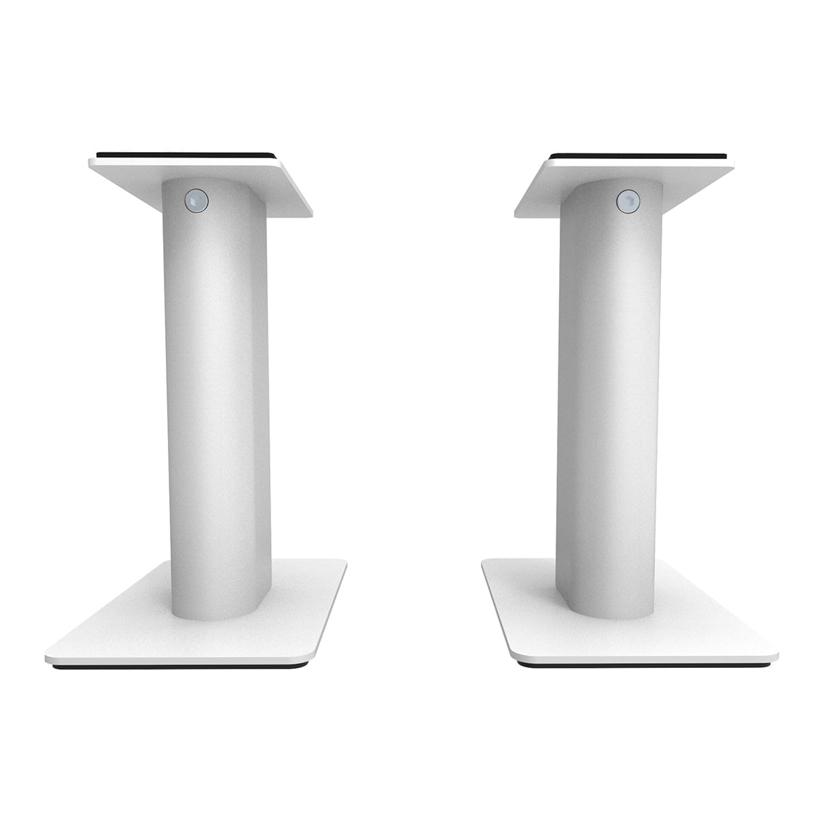 Kanto - SP9 9" Universal Desktop Speaker Stands with Rotating Top Plates and Cable Management - Pair (Black) - Serious Techies