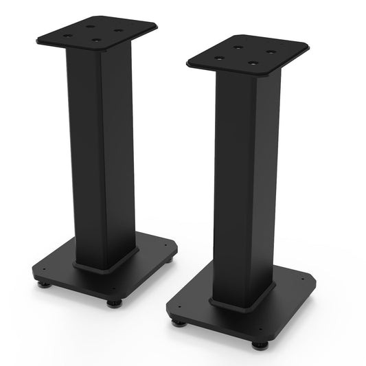 Kanto - SX22 22" Tall Fillable Speaker Stands with Isolation Feet - Pair (Black) - Serious Techies