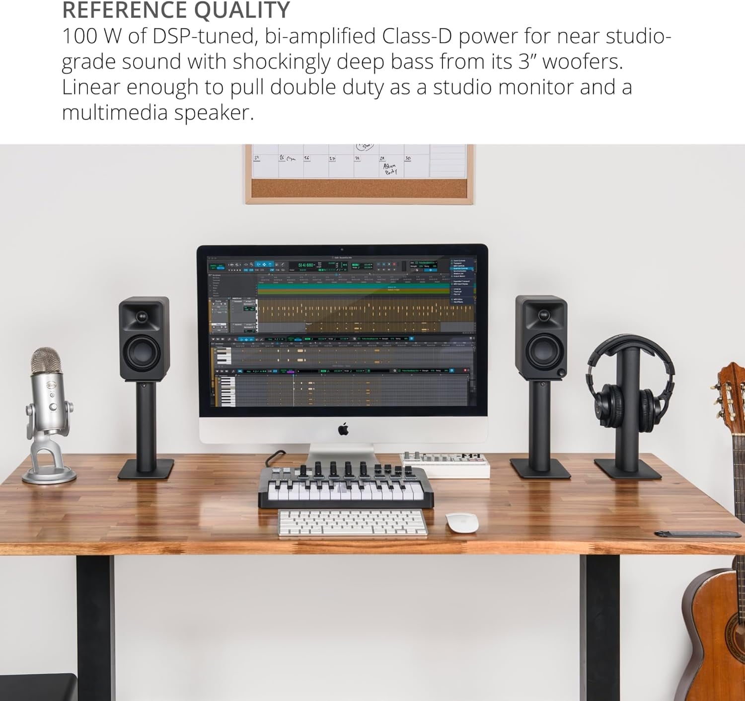 Kanto - ORAMB Powered Reference Bluetooth Desktop Speakers - Serious Techies