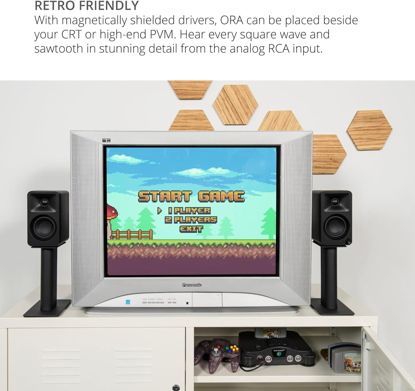 Kanto - ORAMB Powered Reference Bluetooth Desktop Speakers - Serious Techies