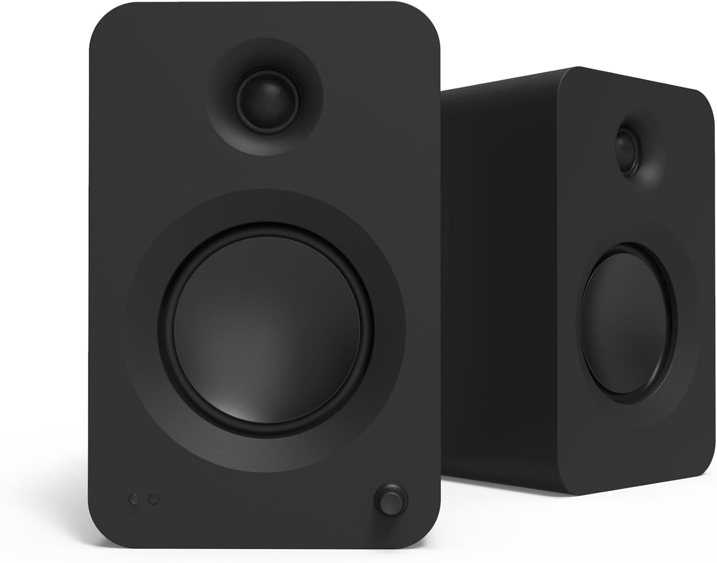 Kanto - REN MB Bluetooth Powered Bookshelf Speakers - Matte Black Pair with 1 Year Amber Protection Extension Plan (2024) - Serious Techies