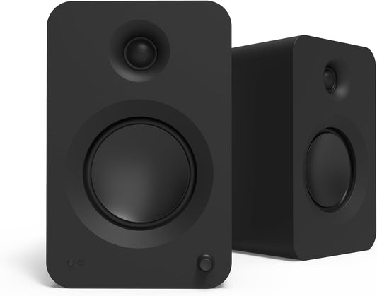Kanto - REN MB Bluetooth Powered Bookshelf Speakers - Matte Black Pair with 1 Year Amber Protection Extension Plan (2024) - Serious Techies