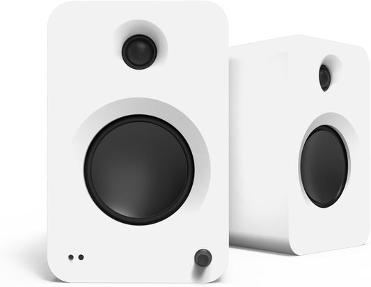 Kanto - REN MW Bluetooth Powered Bookshelf Speakers - Matte White Pair with 6 Year Amber Protection Plan (2024) Serious Techies