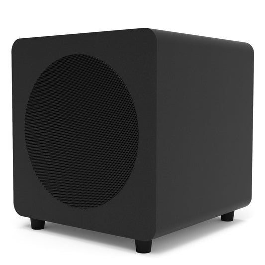 Kanto - SUB8 8-Inch Sealed Powered Subwoofer (Matte Black) - Serious Techies