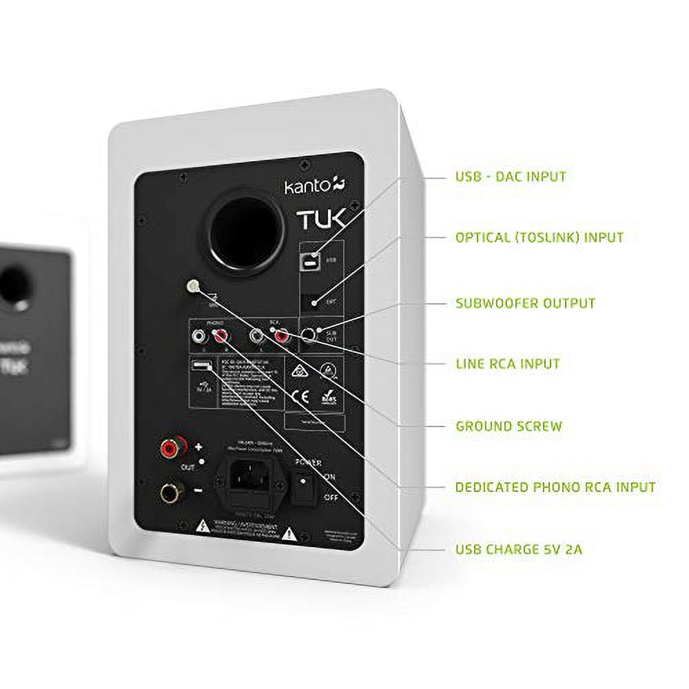 Kanto - TUK Powered Speakers with Bluetooth - Serious Techies