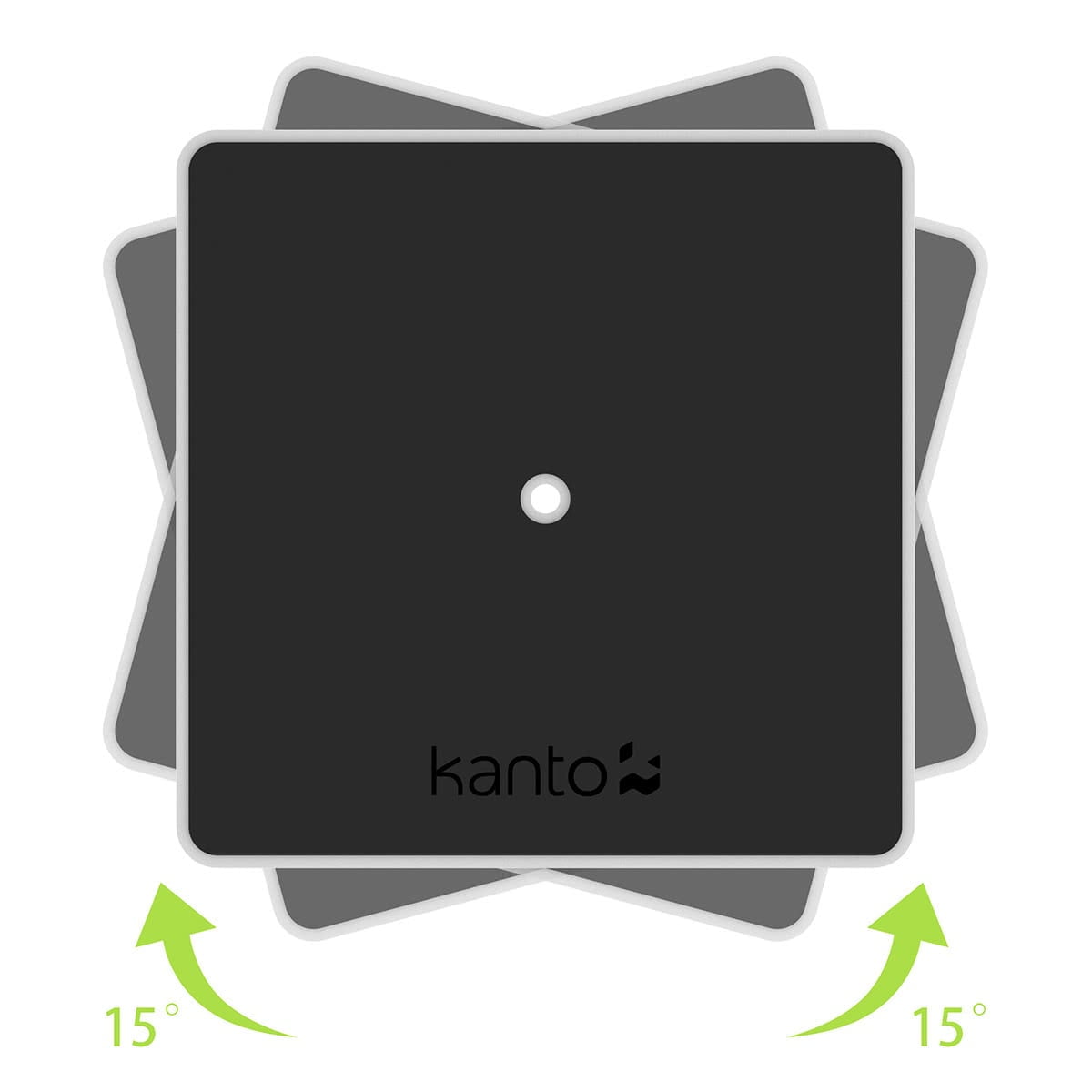 Kanto - SP6HD 6" Universal Desktop Speaker Stands with Rotating Top Plates and Cable Management - Pair (White) - Serious Techies