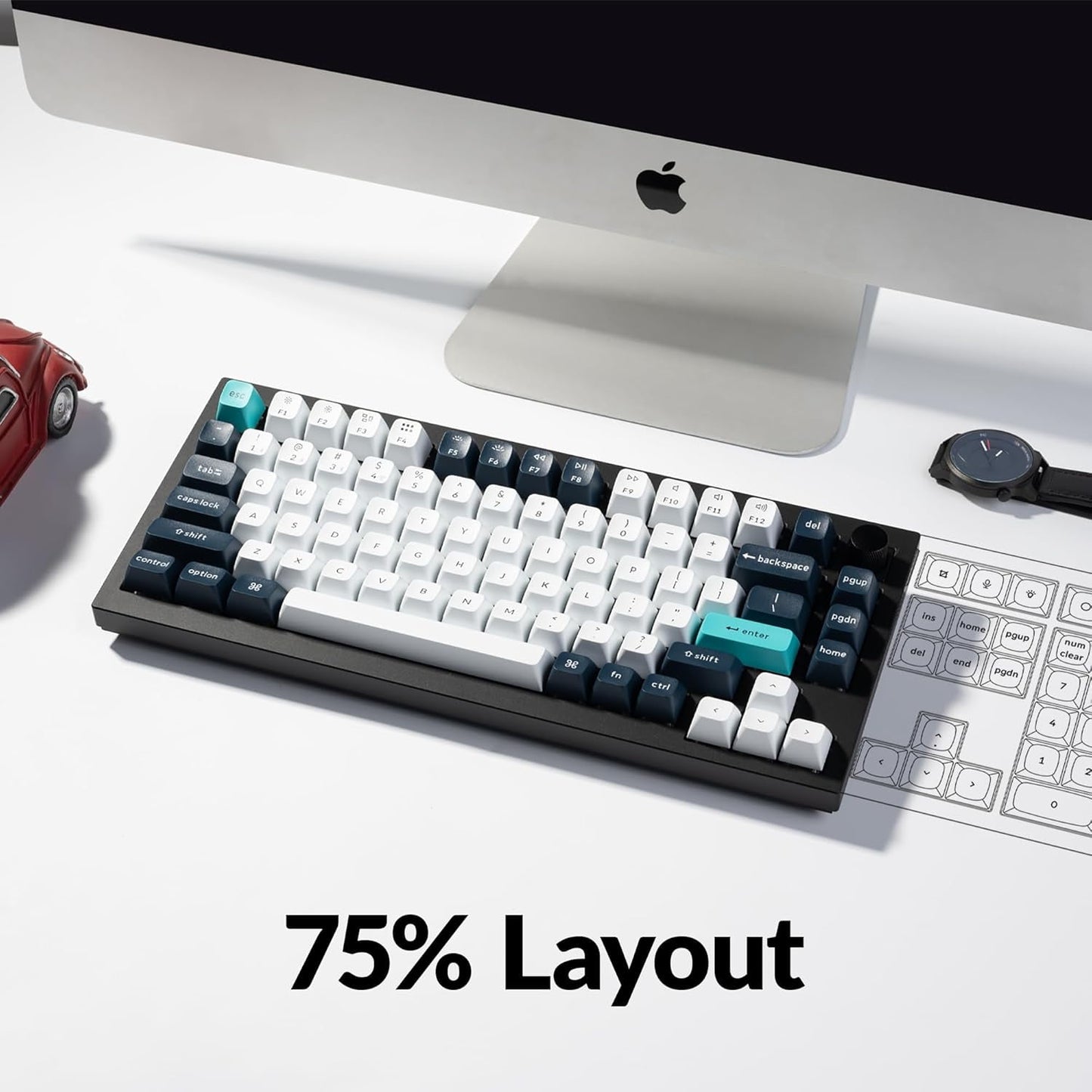 Keychron - Q1 Max RGB QMK/VIA Custom Mechanical Keyboard, Hot-Swappable Full Metal Programmable Knob with Gateron Jupiter Brown Switch, 2.4 Ghz/Bluetooth/Wired Gaming Keyboard for Mac Windows Linux - Serious Techies