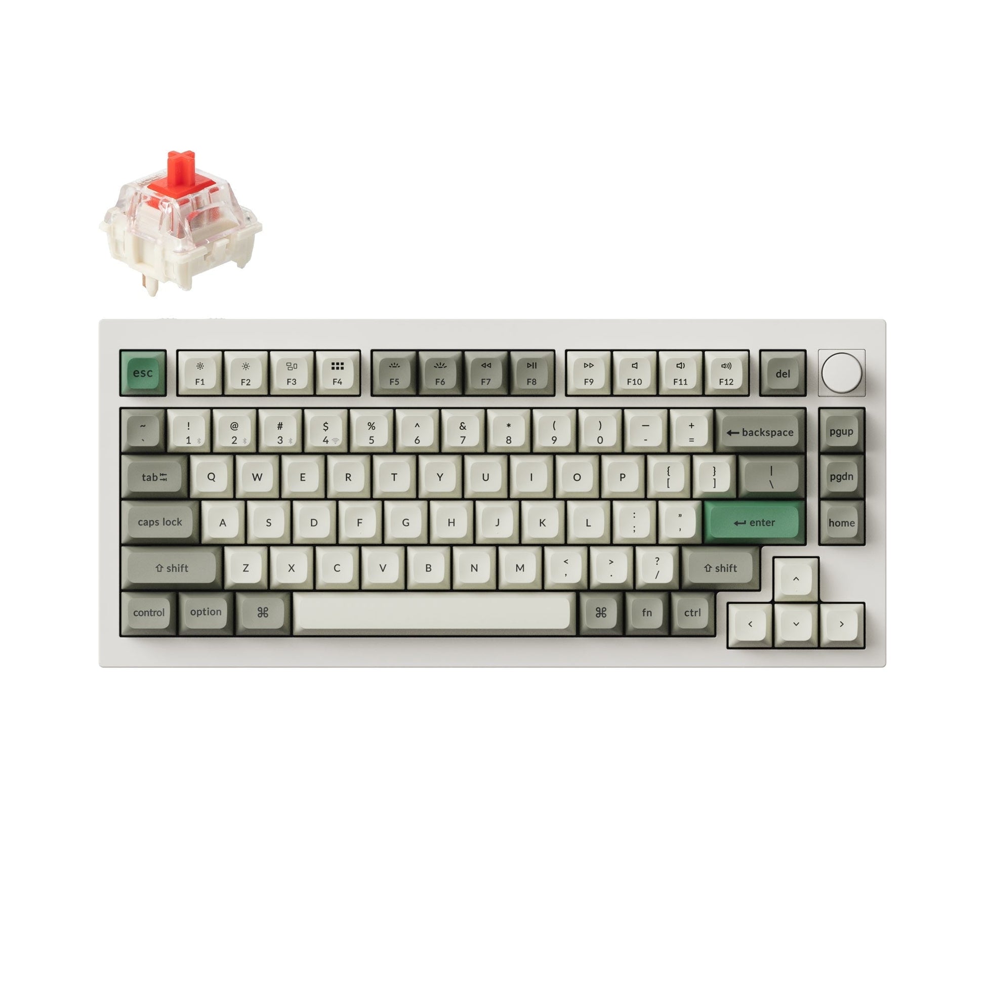 Keychron - Q1 Max RGB QMK/VIA Custom Mechanical Keyboard, Hot-Swappable Full Metal Programmable Knob with Gateron Jupiter Brown Switch, 2.4 Ghz/Bluetooth/Wired Gaming Keyboard for Mac Windows Linux - Serious Techies