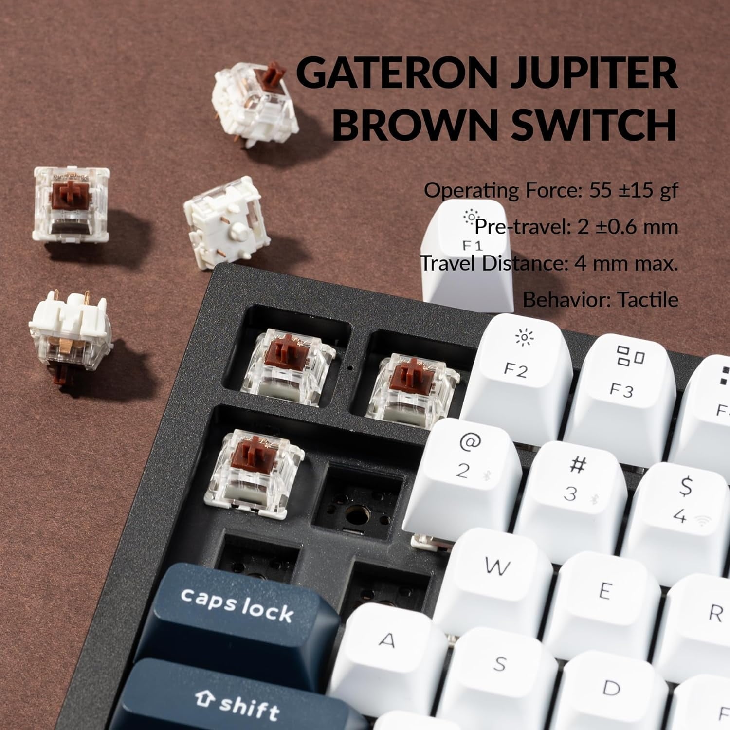 Keychron  - Q3 Max Wireless Custom Mechanical Keyboard, Full Aluminum 2.4 Ghz Bluetooth QMK TKL Layout RGB with Hot-Swappable Gateron Brown Switch Compatible with Mac Windows Linux - Serious Techies