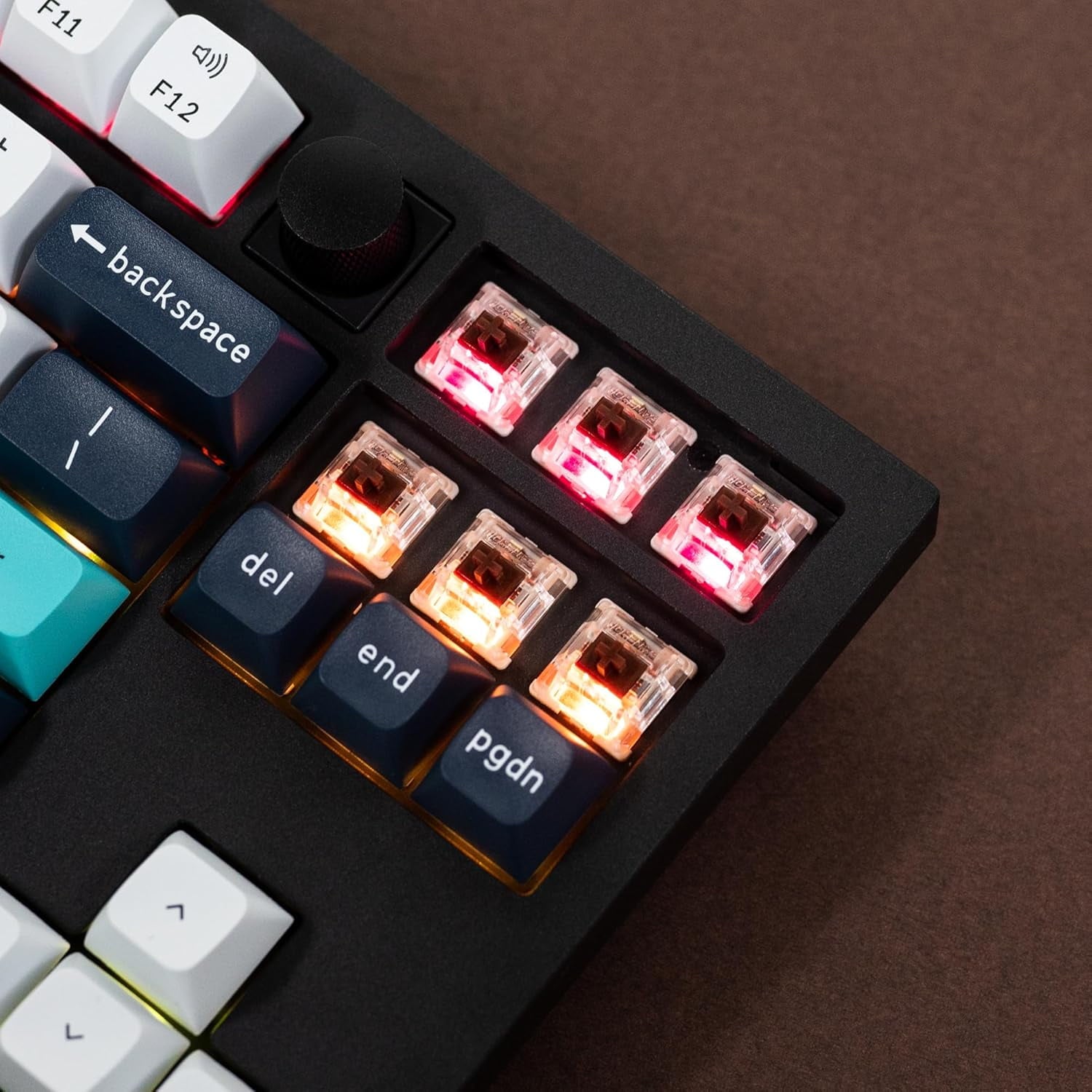 Keychron  - Q3 Max Wireless Custom Mechanical Keyboard, Full Aluminum 2.4 Ghz Bluetooth QMK TKL Layout RGB with Hot-Swappable Gateron Brown Switch Compatible with Mac Windows Linux - Serious Techies