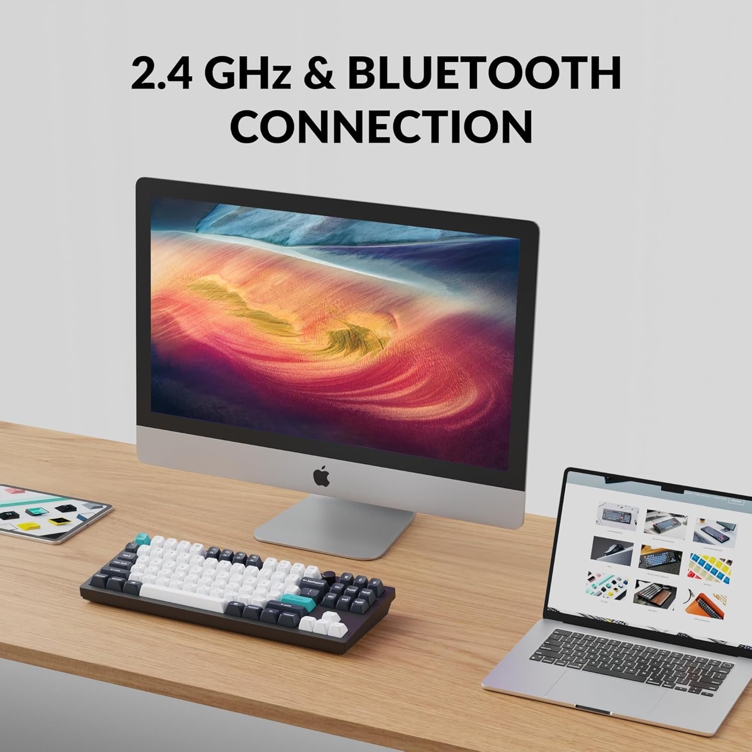 Keychron  - Q3 Max Wireless Custom Mechanical Keyboard, Full Aluminum 2.4 Ghz Bluetooth QMK TKL Layout RGB with Hot-Swappable Gateron Brown Switch Compatible with Mac Windows Linux - Serious Techies