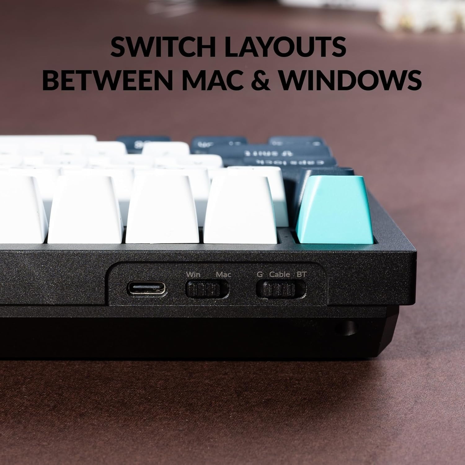 Keychron  - Q3 Max Wireless Custom Mechanical Keyboard, Full Aluminum 2.4 Ghz Bluetooth QMK TKL Layout RGB with Hot-Swappable Gateron Brown Switch Compatible with Mac Windows Linux - Serious Techies