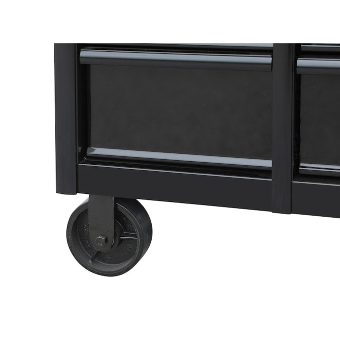KOBALT - 59.8-In L X 42.7-In H 15 -Drawers Rolling Black Wood Work Bench - Serious Techies