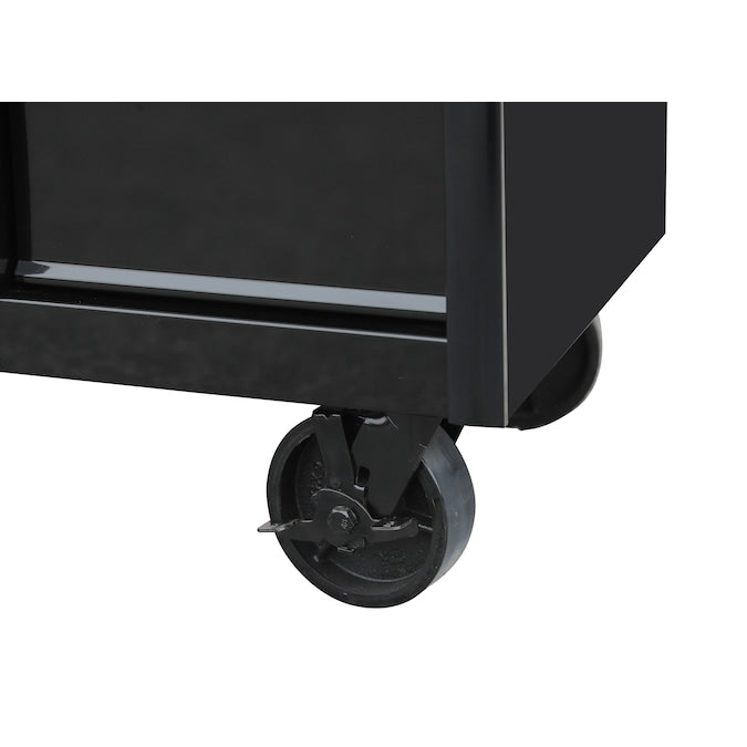 KOBALT - 59.8-In L X 42.7-In H 15 -Drawers Rolling Black Wood Work Bench - Serious Techies