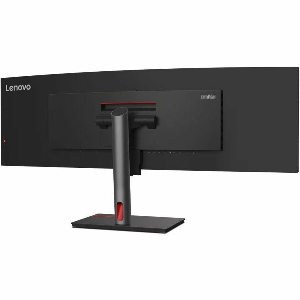 Lenovo - Thinkvision 49\" 5120 X 1440 LED Cable Lock Slot, Anti-Glare Curved Monitor, Raven Black, P49W-30 - Serious Techies