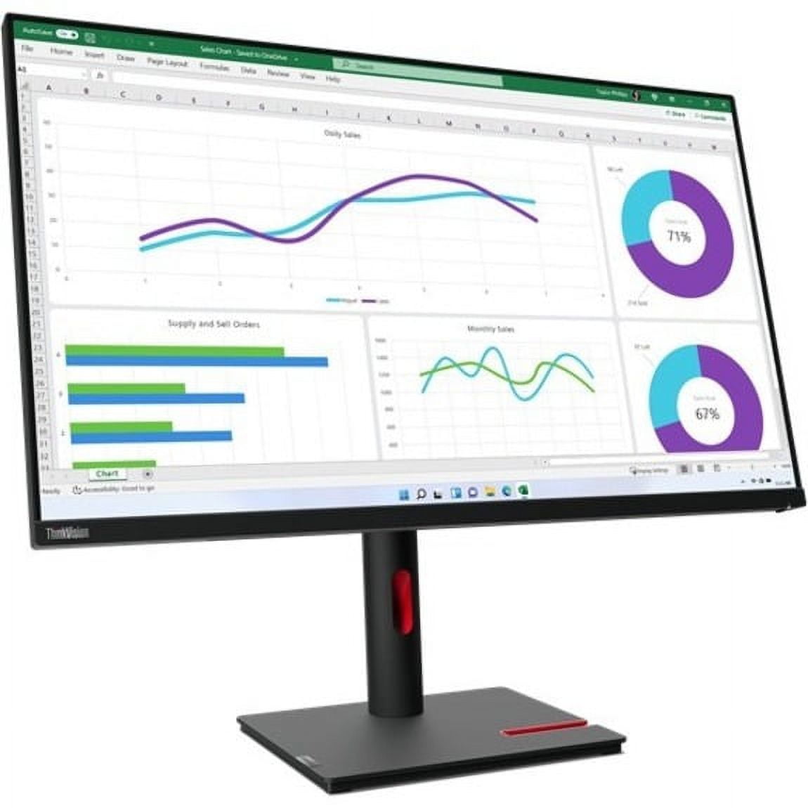 Lenovo - ThinkVision T32H-30 32" WQHD 2560X1440 60Hz 4Ms LCD IPS Monitor - Serious Techies