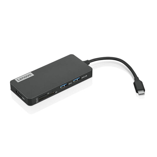 Lenovo - USB-C 7-In-1 Laptop Docking Station, Retail Packaging, with Accessories Included - Serious Techies