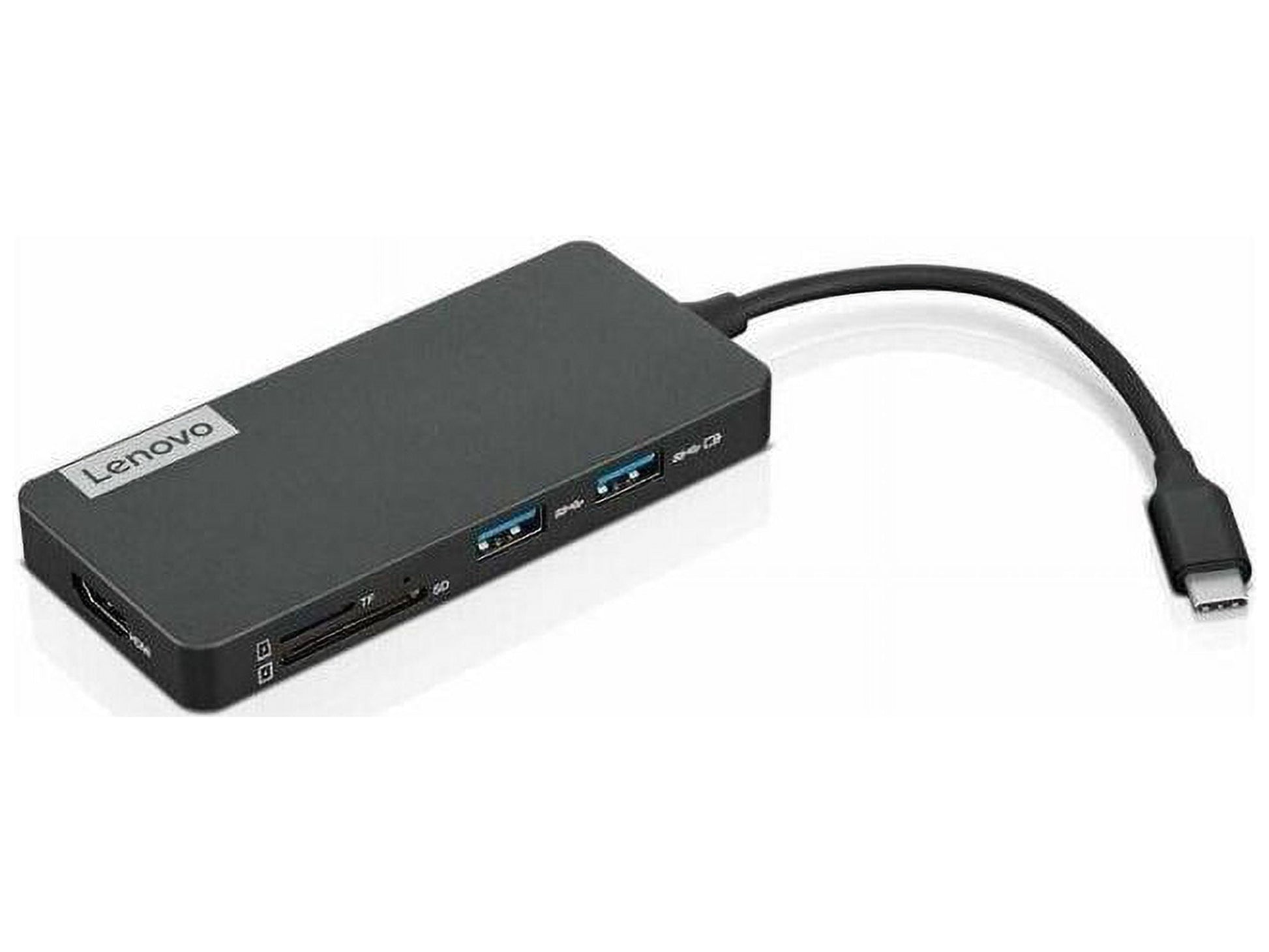 Lenovo - USB-C 7-In-1 Laptop Docking Station, Retail Packaging, with Accessories Included - Serious Techies