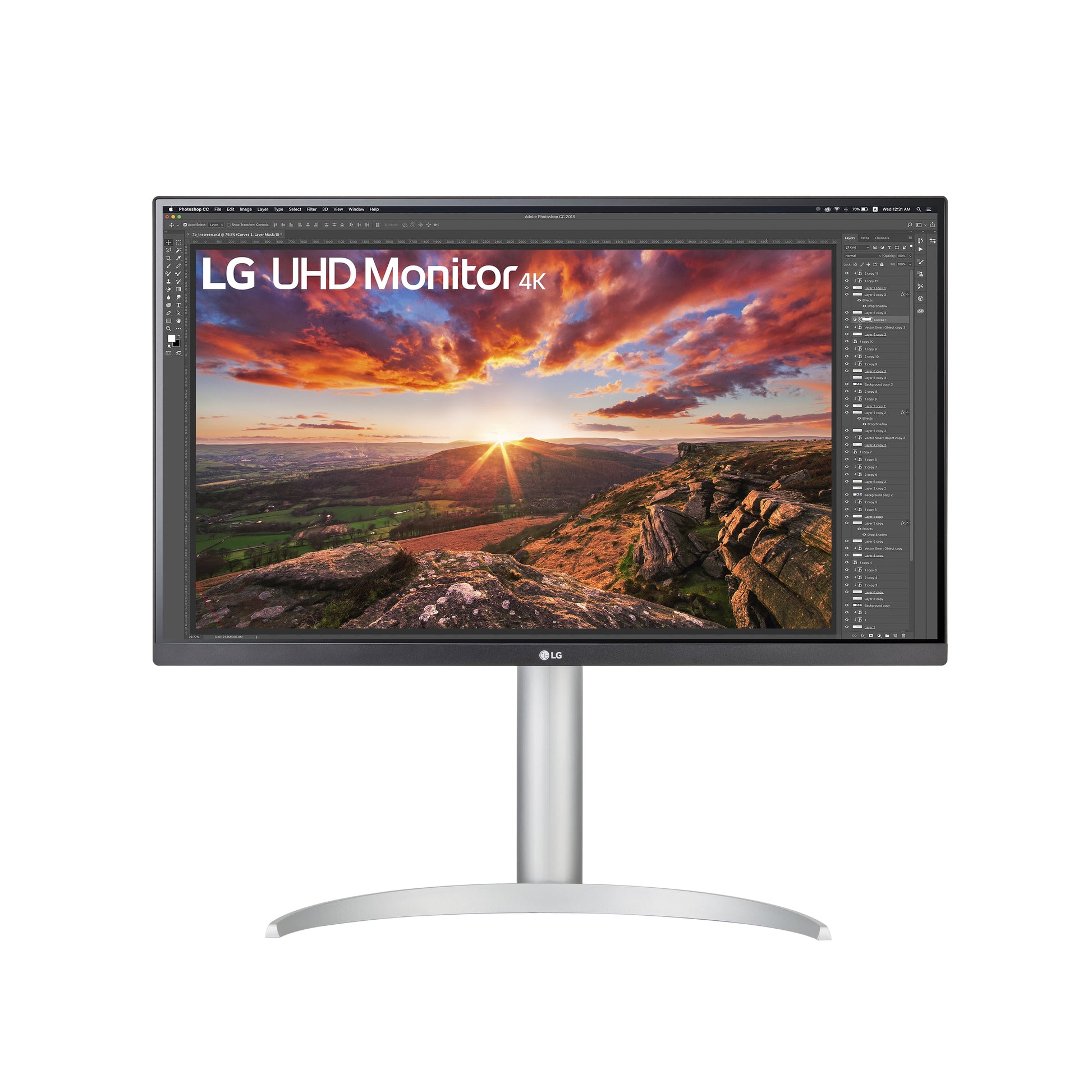 LG - 27" Class IPS 4K UHD VESA HDR400 USB-C Monitor - 27UP850-W - Serious Techies
