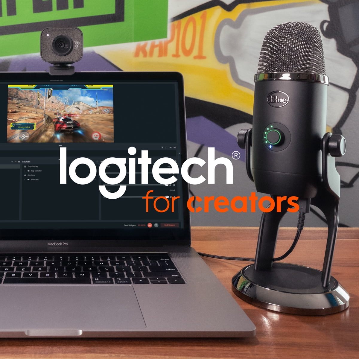 Logitech - Litra Glow Premium Streaming Light, Black 946000001 - Serious Techies