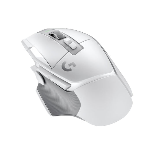 502 X Lightspeed Wireless Gaming Mouse - LIGHTFORCE Hybrid Optical-Mechanical Switches, HERO 25K Gaming Sensor, Compatible with PC - Macos/Windows - White - Serious Techies
