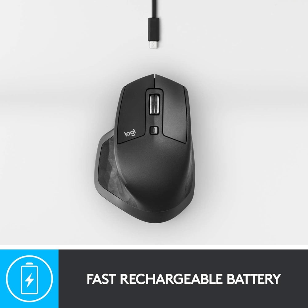 910-005965 MX Master 2S Wireless Mouse Bundle with Deco Gear Large Extended Pro Gaming Mouse Pad Water Resistant Non-Slip 12 X 32 Inch - Serious Techies